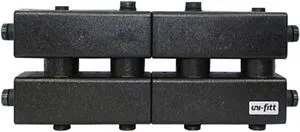 Коллектор распределительный 4 контура 1&quot;н x 1&quot;н Uni-fitt 436Z4144, 1