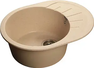 Мойка кухонная GranFest Rondo R-580L бежевый Мойка кухонная GranFest Rondo R-580L бежевый, 1