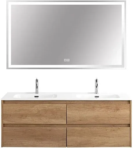 Тумба под умывальник подвесная BelBagno KRAFT 140 Rovere Nebrasca Nature KRAFT-1400-4C-SO-2-RNN