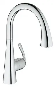 Смеситель для кухни с выдвижным изливом Grohe Zedra хром 32294001, 1