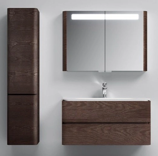 Шкаф-зеркало Am.Pm Sensation 100 табачный дуб M30MCX1001TF Шкаф-зеркало Am.Pm Sensation 100 табачный дуб M30MCX1001TF