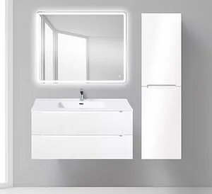 Тумба под умывальник подвесная BelBagno ETNA 100 Bianco Opaco ETNA-1000-2C-SO-BO-P, 4