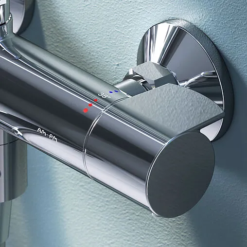 Душевая система с термостатом для ванны Am.Pm X-Joy хром F0785A500 Душевая система с термостатом для ванны Am.Pm X-Joy хром F0785A500