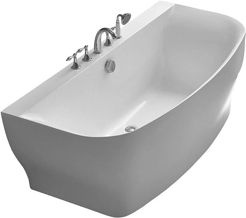 Ванна акриловая BelBagno 165x78 белый BB74-1650