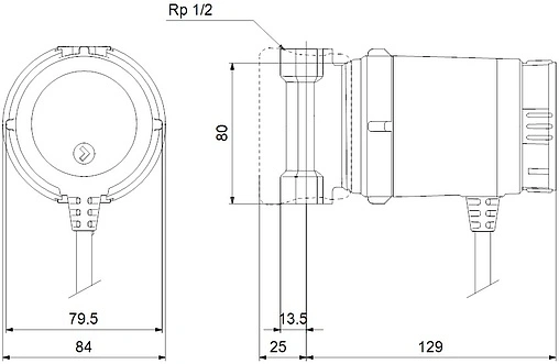 Насос циркуляционный для ГВС Grundfos Comfort Autoadapt 15-14 BA PM 97916757