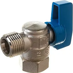 Кран шаровый с накидной гайкой угловой ¾"н x ¾"нг Elsen EV96.3434 Кран шаровый с накидной гайкой угловой ¾"н x ¾"нг Elsen EV96.3434, 2