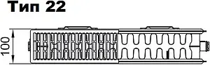 Радиатор стальной панельный Kermi Profil-K Therm-x2 тип 22 400 x 900 мм FK0220400901N2Y Радиатор стальной панельный Kermi Profil-K Therm-x2 тип 22 400 x 900 мм FK0220400901N2Y, 2