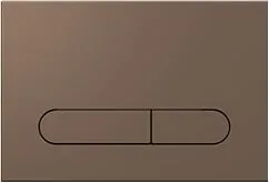 Клавиша смыва для унитаза ISVEA Sotti 54ST0105I коричневый матовый Клавиша смыва для унитаза ISVEA Sotti 54ST0105I коричневый матовый