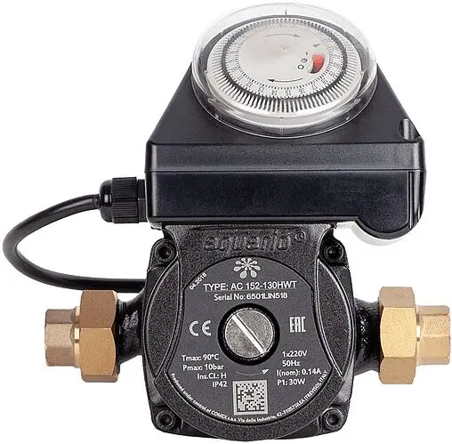 Насос циркуляционный для ГВС Aquario AC-152-130HWT 5152