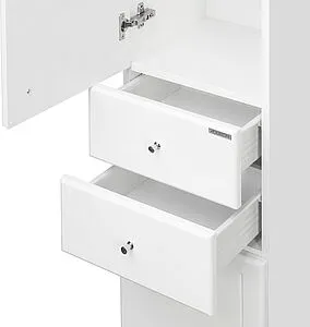 Шкаф-пенал Aquaton Минима 35 L белый 1A132203MN01L Шкаф-пенал Aquaton Минима 35 L белый 1A132203MN01L, 3