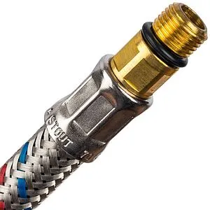 Гибкая подводка для смесителя Stout 0.4м x ½"в x М10x1 L18мм SHF-0025-181015 Гибкая подводка для смесителя Stout 0.4м x ½"в x М10x1 L18мм SHF-0025-181015, 5