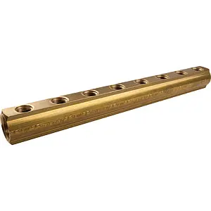 Коллектор распределительный проходной 8 отводов 1&quot;в/в x ½&quot;в Tiemme 1970006, 5