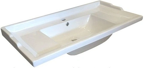 Тумба-умывальник напольная Comforty Барселона 90 белый/венге