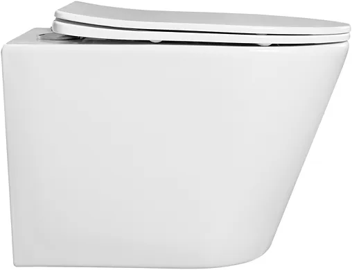 Унитаз подвесной безободковый Aquatek Вега белый AQ1904-00