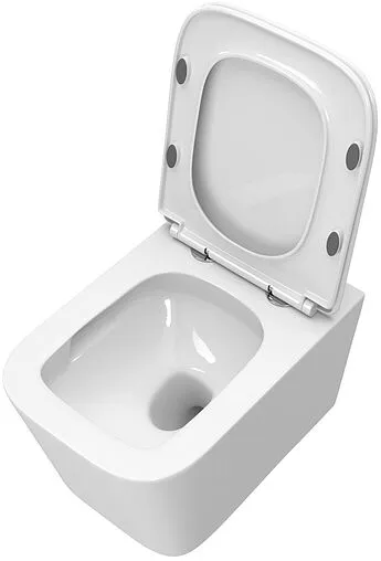 Унитаз подвесной безободковый BelBagno Due Tornado белый BB5171CH-TOR/SC