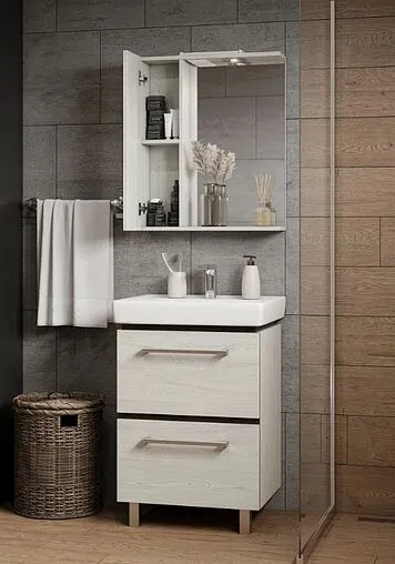 Тумба под умывальник напольная Aquaton Ронда PRO 60 дуб сомерсет 1A205001RSC20