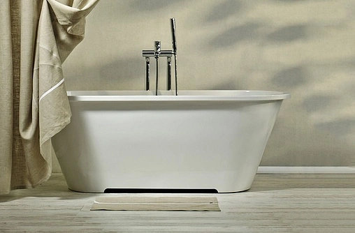 Ванна отдельностоящая из искусственного камня Esse Bali 167x71 белый EBAL1670