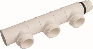 Коллектор распределительный проходной 3 отвода ¾"в/н x ¾"ек Henco Vision VSKEK-0503 Коллектор распределительный проходной 3 отвода ¾"в/н x ¾"ек Henco Vision VSKEK-0503, 1