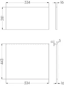 Фасад для тумбы Aquaton Лондри 60 дуб рустикальный 1A274801LHDR0, 2