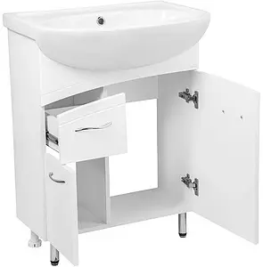 Тумба-умывальник напольная Cersanit Erica New 60 белый F-SU-ERN-ERI60+S-UM-ERI60/1-w, 5