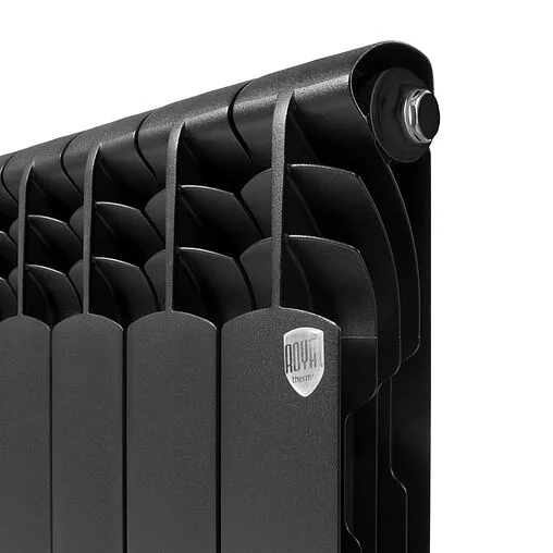 Радиатор биметаллический 10 секций Royal Thermo Revolution Bimetall 500 2.0 Noir Sable RTRBNS250010 Радиатор биметаллический 10 секций Royal Thermo Revolution Bimetall 500 2.0 Noir Sable RTRBNS250010