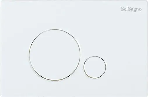 Комплект 5 в 1 BelBagno Tre BB8001CHR/SC/BB002-80/BB014-SR-BIANCO с кнопкой белый глянцевый Комплект 5 в 1 BelBagno Tre BB8001CHR/SC/BB002-80/BB014-SR-BIANCO с кнопкой белый глянцевый