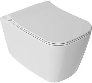Унитаз подвесной безободковый ISVEA Vea Cubo белый 10VA02001SV Унитаз подвесной безободковый ISVEA Vea Cubo белый 10VA02001SV, 1