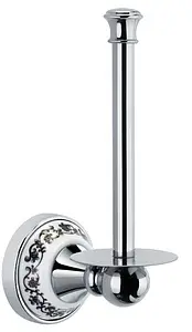 Держатель для запасных рулонов Fixsen Bogema хром/белый с рисункомFX-78510B Держатель для запасных рулонов Fixsen Bogema хром/белый с рисункомFX-78510B, 1