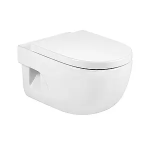 Крышка-сиденье для унитаза с микролифтом Roca Meridian белый 8012AC004 Крышка-сиденье для унитаза с микролифтом Roca Meridian белый 8012AC004, 2