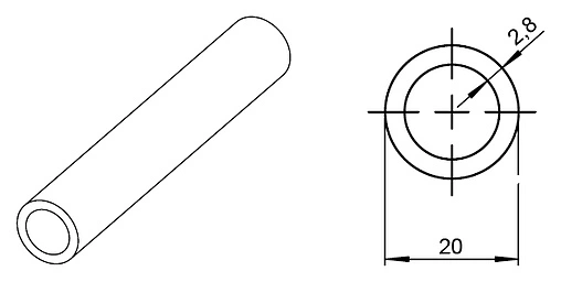 Труба сшитый полиэтилен Rehau Rautitan pink 32 x 4.4 мм PE-Xa EVAL штанга 6м 11360721006