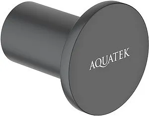 Крючок Aquatek Лира чёрный матовый AQ4401MB Крючок Aquatek Лира чёрный матовый AQ4401MB, 1
