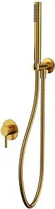 Смеситель для душа скрытого монтажа WHITECROSS Y brushed gold золото брашированное YSET02GLB, 1