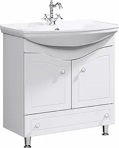 Тумба-умывальник напольная Aqwella Franchesca 85 белый FR0108+4620008197357 Тумба-умывальник напольная Aqwella Franchesca 85 белый FR0108+4620008197357, 1