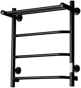 Полотенцесушитель электрический лесенка Тругор Пэк сп 6 П 60х50 черный матовый ВГП Полотенцесушитель электрический лесенка Тругор Пэк сп 6 П 60х50 черный матовый ВГП, 1