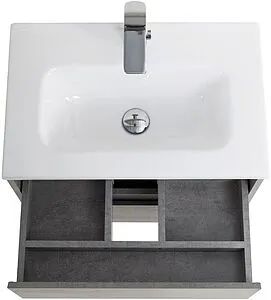 Тумба под умывальник подвесная BelBagno KRAFT 39 70 Cemento Grigio KRAFT 39-700/390-2C-SO-CG Тумба под умывальник подвесная BelBagno KRAFT 39 70 Cemento Grigio KRAFT 39-700/390-2C-SO-CG, 4