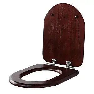 Крышка-сиденье для унитаза с микролифтом Cezares King Palace орех/хром CZR-T-163-W-S-CR Крышка-сиденье для унитаза с микролифтом Cezares King Palace орех/хром CZR-T-163-W-S-CR, 2