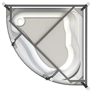 Ванна акриловая Radomir Альтея 125х125 2-01-0-0-1-219 Ванна акриловая Radomir Альтея 125х125 2-01-0-0-1-219, 4