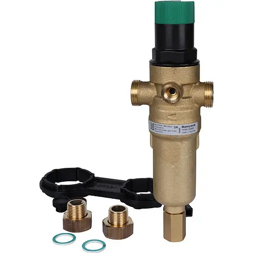 Фильтр тонкой очистки воды с редуктором давления ½"н x ½"н Honeywell-Braukmann FK06-½"АAM BRU HWLFIN359