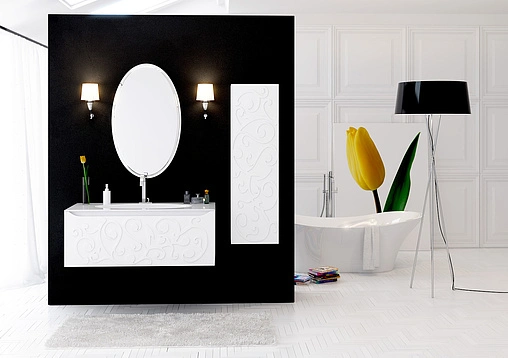 Шкаф-пенал подвесной Clarberg Elegance 40 R белый EL.05.04/R