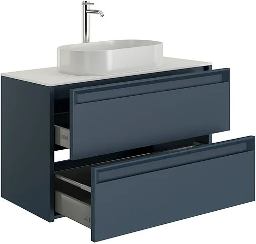 Тумба-умывальник подвесная Allen Brau Fantasy 2.0 100 синий 1.11003.BGM 2.0+