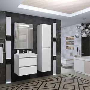 Тумба под умывальник подвесной Opadiris Фреш 60 белый 00-00007085, 5