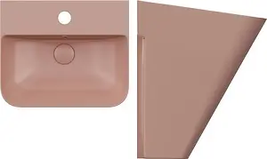 Раковина ISVEA Sott'Aqua 50 лососевый 10SQ37002SV-2S, 1