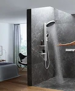 Душевая система без смесителя Hansgrohe Rainfinity 360 1jet белый матовый/графит 26842700 Душевая система без смесителя Hansgrohe Rainfinity 360 1jet белый матовый/графит 26842700, 4