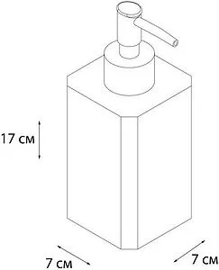Дозатор для жидкого мыла Fixsen Tomy белый/с рисунком/хром FX-231-1 Дозатор для жидкого мыла Fixsen Tomy белый/с рисунком/хром FX-231-1, 2