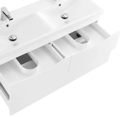 Тумба под умывальник подвесная BelBagno MARINO-CER 120 Bianco Lucido MARINO-CER-1200-4C-SO-2-BL-P