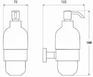 Дозатор для жидкого мыла IDDIS Corot хром CORSBC0i46 Дозатор для жидкого мыла IDDIS Corot хром CORSBC0i46, 2