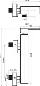 Смеситель для душа BelBagno Magna хром MAG-ESDM-CRM, 2