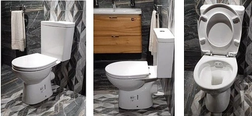 Унитаз-компакт безободковый VitrA S10 Rim-ex белый 9822B003-7204