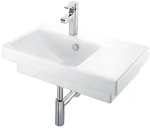 Раковина Jacob Delafon Odeon Up 65 R белый E4757G-00 Раковина Jacob Delafon Odeon Up 65 R белый E4757G-00, 3