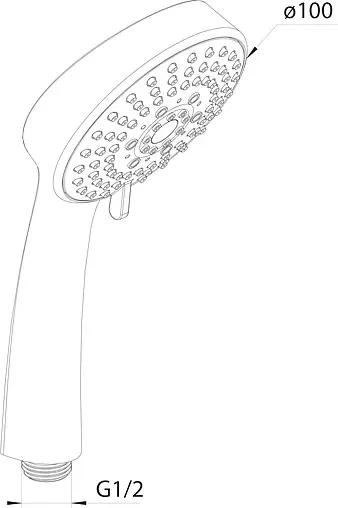 Душевой набор Damixa Contour хром 760110500